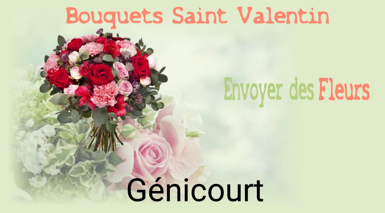 Roses de Saint-Valentin livrées à Génicourt
